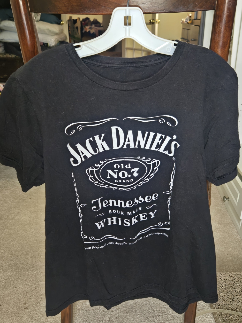 Jack Daniels Black Short-Sleeve Graphic Tee